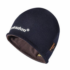 Men's Winter Beanie Hat Velvet Thickened Outdoor Pullover Hat