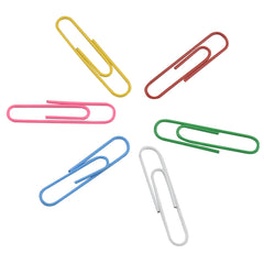 250pcs Coloured Paper Clips Set - Small & Large Clip 28mm 50mm 100mm