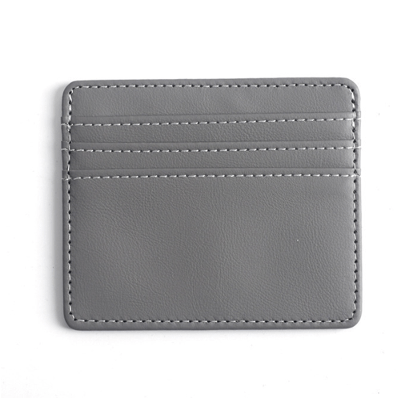 RFID Blocking Slim Wallet Credit Card Holder Faux Leather Minimalist Case