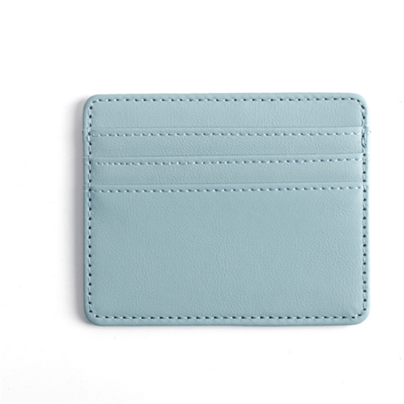 RFID Blocking Slim Wallet Credit Card Holder Faux Leather Minimalist Case