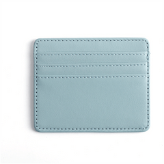 RFID Blocking Slim Wallet Credit Card Holder Faux Leather Minimalist Case