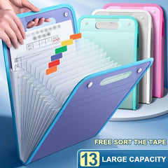 Vertical File Storage Bag A4 Document Storage Organize