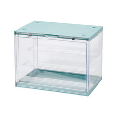 3 Stairs Acrylic Doll Display Case Transparent Storage Box