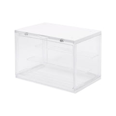 3 Stairs Acrylic Doll Display Case Transparent Storage Box