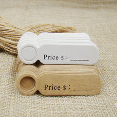 100pcs Small Baking Labels Jewelry Material Tags Bookmarks Labels
