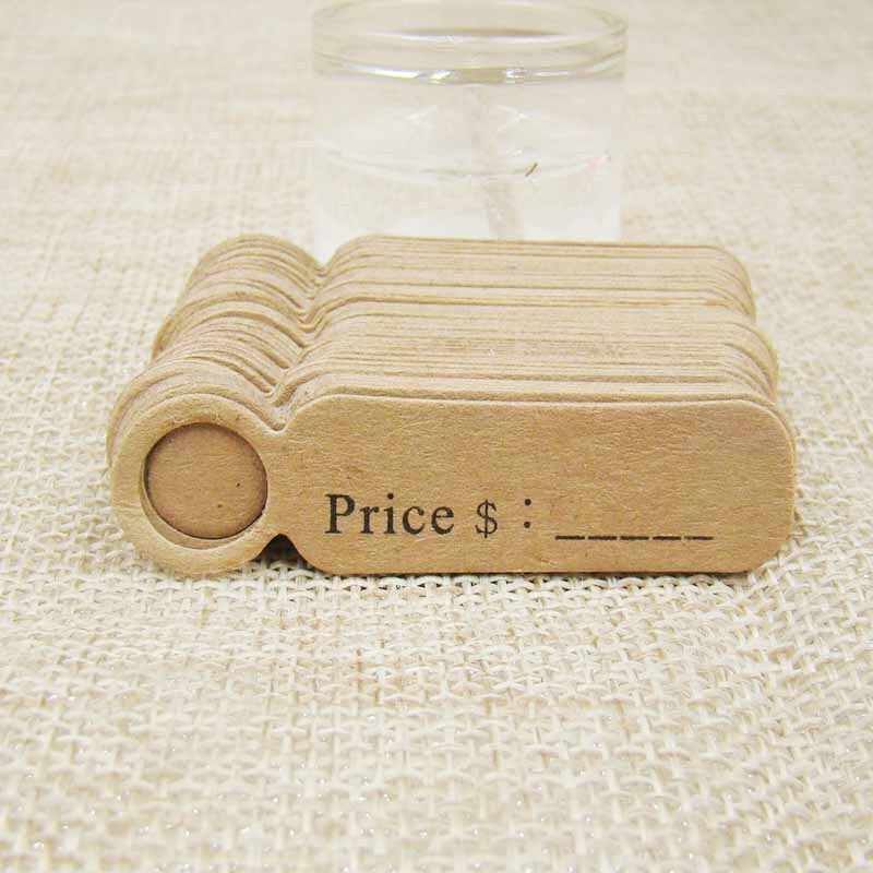 100pcs Small Baking Labels Jewelry Material Tags Bookmarks Labels