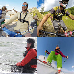 Skiing & Mobile Phone Fixed Chest Strap for Sports Camera