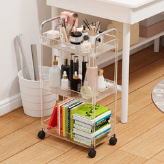 Acrylic Snack Trolley Dorm Bookshelf Bathroom Storage Rack
