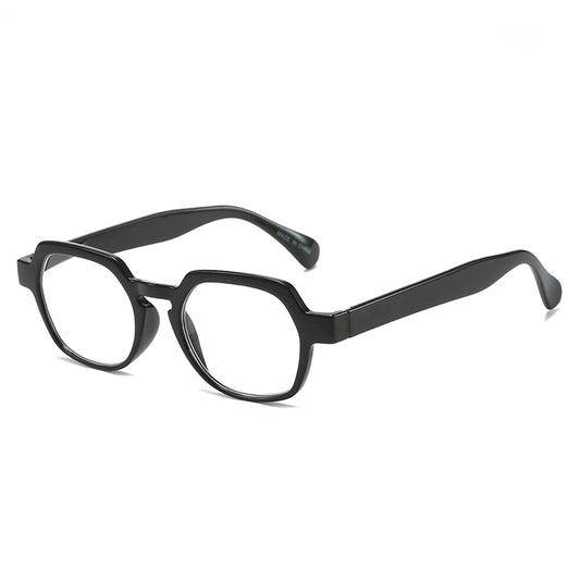 Readers Spring Hinge Squared Plastic Frame Glasses For Men And Women