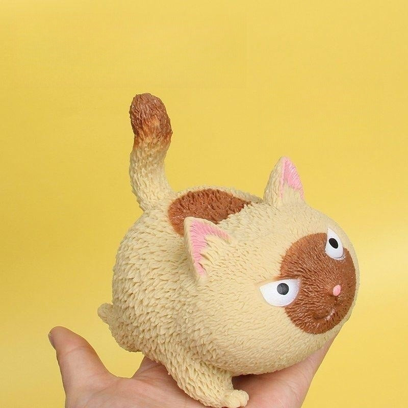 Decompression Toy Pinch Angry Cat Vent Toy Soft Cat