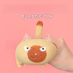 Decompression Toy Pinch Angry Cat Vent Toy Soft Cat