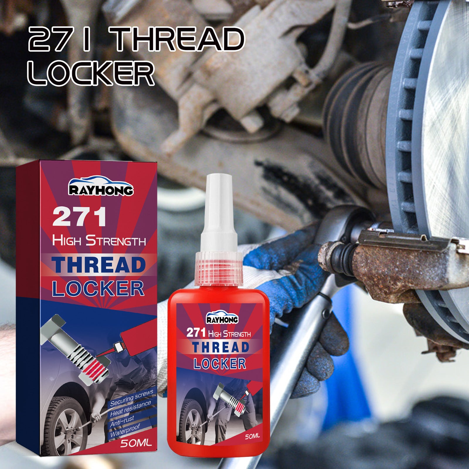 271 Thread Locking Agent Metal Anti-slip Adhesive Sealant