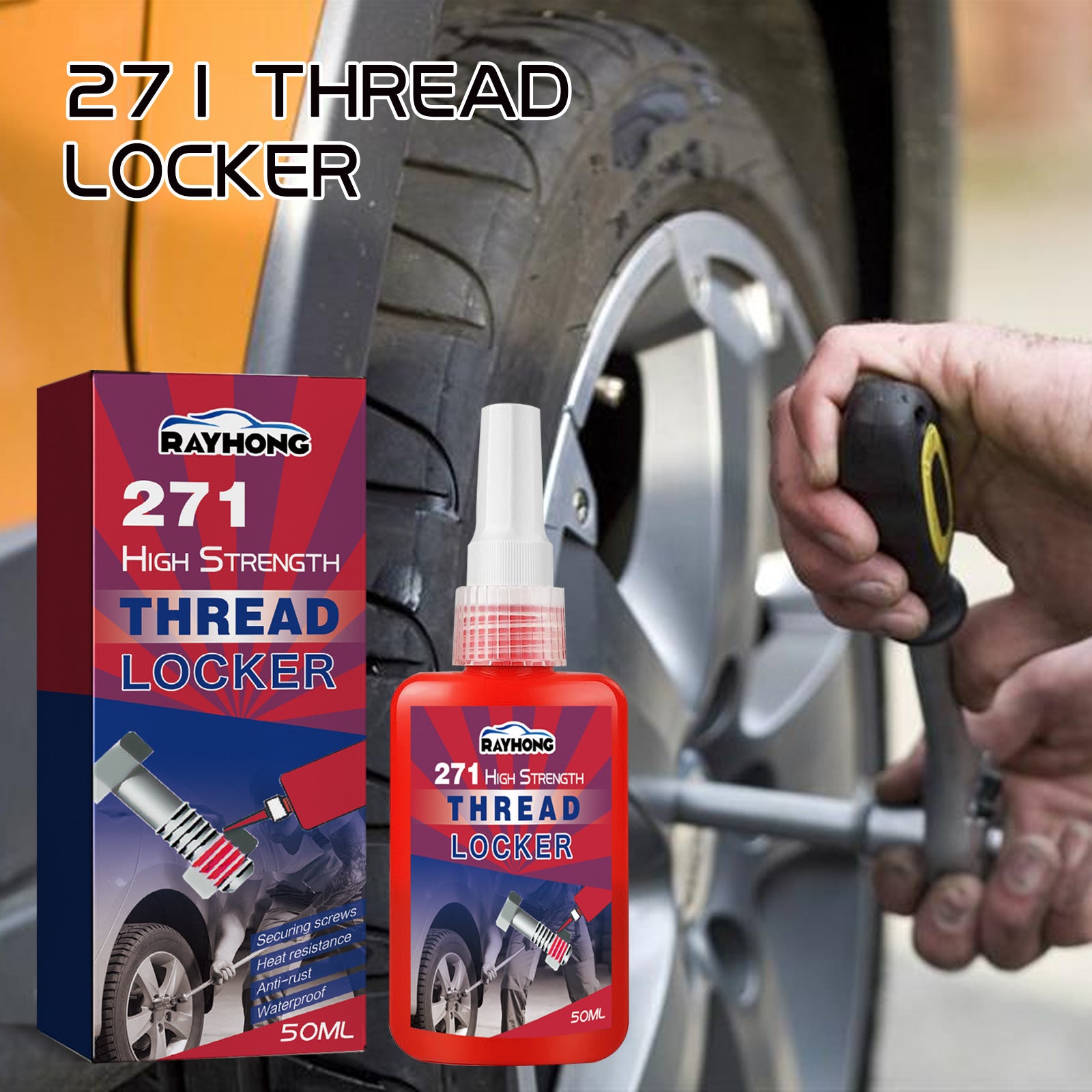 271 Thread Locking Agent Metal Anti-slip Adhesive Sealant