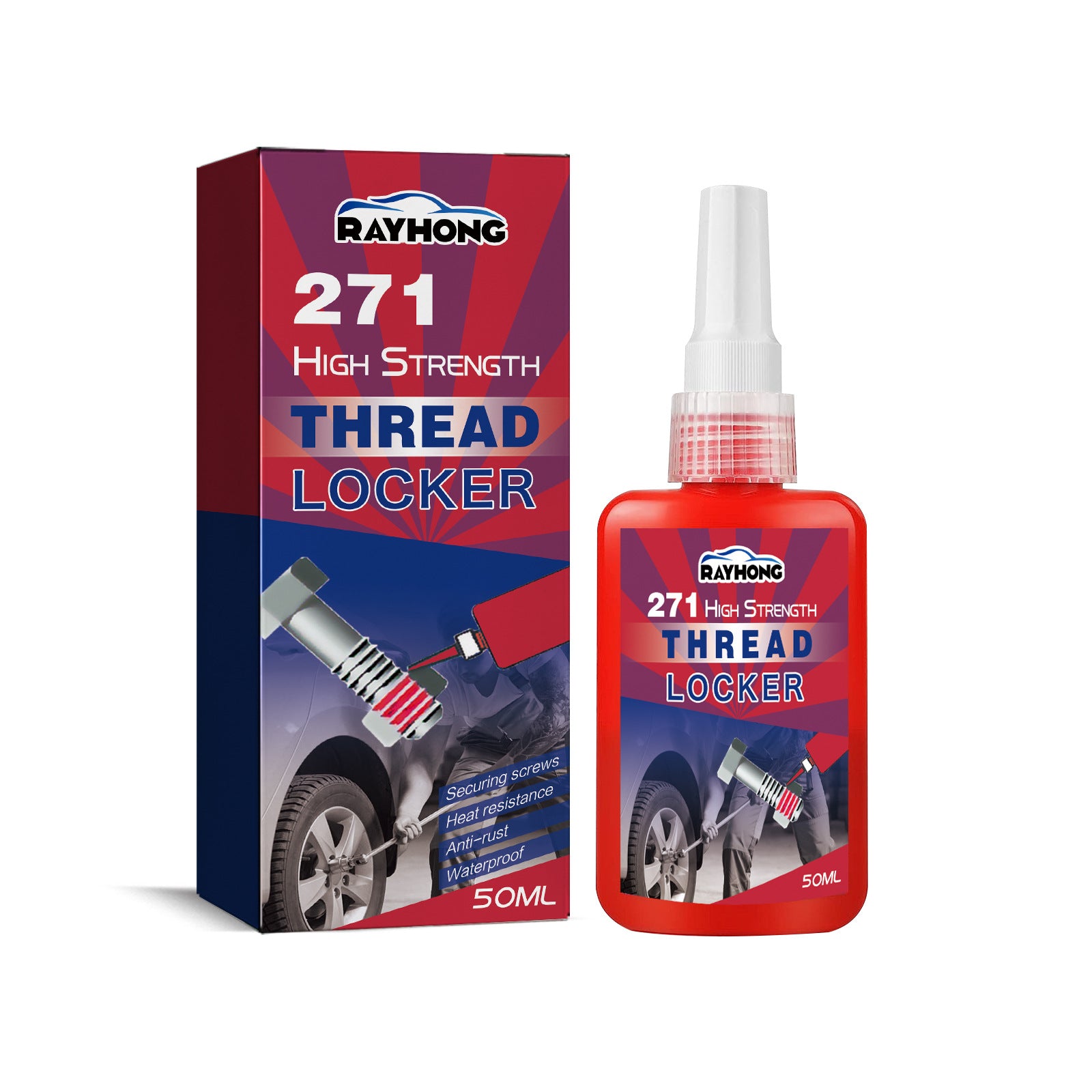 271 Thread Locking Agent Metal Anti-slip Adhesive Sealant