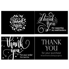 50pcs Thank You Cards for Gifts & Bouquets, Small Business Support