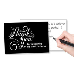 50pcs Thank You Cards for Gifts & Bouquets, Small Business Support