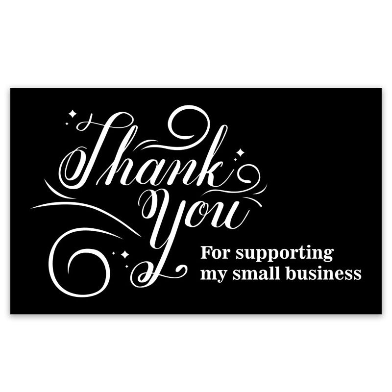 50pcs Thank You Cards for Gifts & Bouquets, Small Business Support