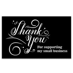 50pcs Thank You Cards for Gifts & Bouquets, Small Business Support