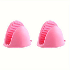 2pcs Silicone Hand Clips Anti Scalding Oven Insulation Clip for Household Bowl