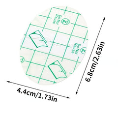 40pcs Transparent Heels Protection Stickers Waterproof Foot Patch