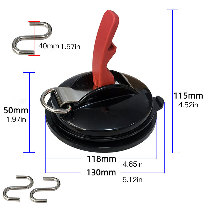 Camping Tent Suction Cups Car Strap Hook Canopy Fixed Suction Cups