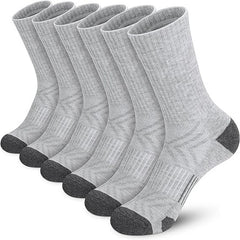 5 Pairs Men's Basketball Crew Socks for Autumn/Winter