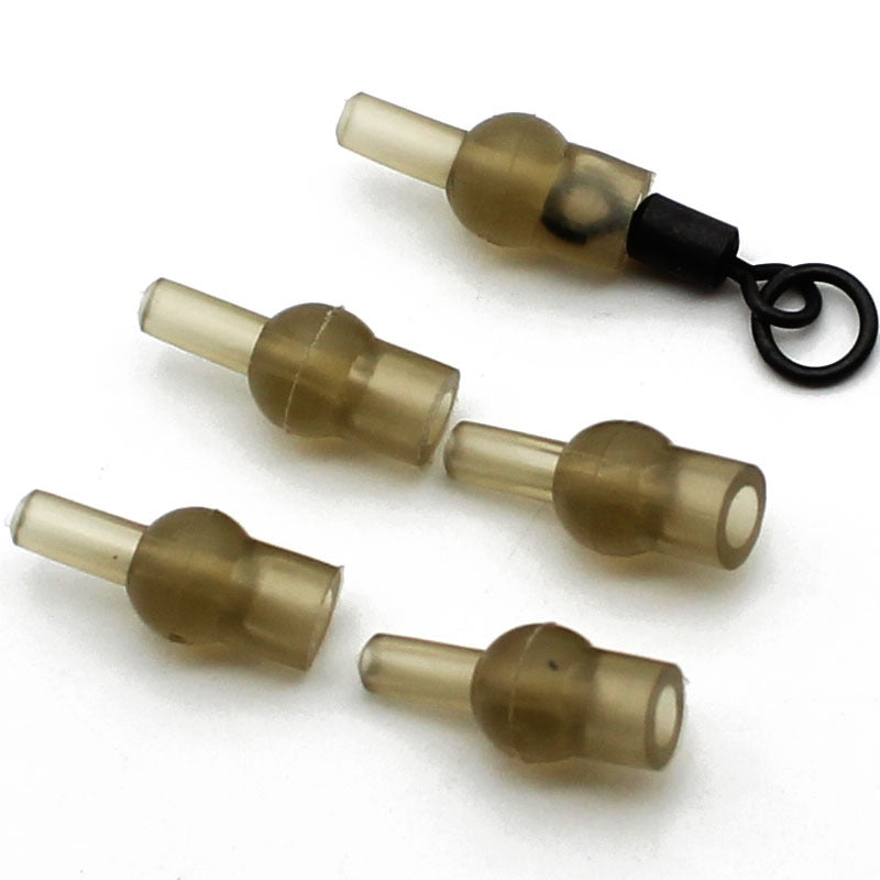 20pcs Soft Rubber Stopper Bead Line Sleeve Fishing Rigs Tackle Accessories