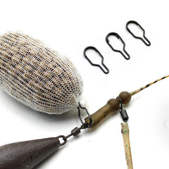 10pcs Fishing Link Clip For Carp Hair Rig Feeder Tackle Accessories
