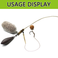 10pcs Fishing Link Clip For Carp Hair Rig Feeder Tackle Accessories