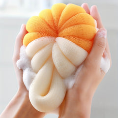 Pumpkin Bath Sponge & Mesh Ball Set