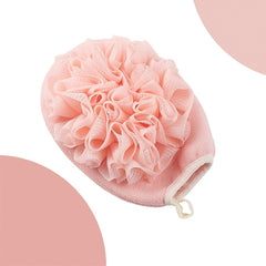 2 in 1 Skin-Friendly Shower Gloves with Bath Ball