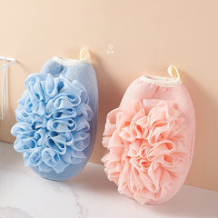 2 in 1 Skin-Friendly Shower Gloves with Bath Ball