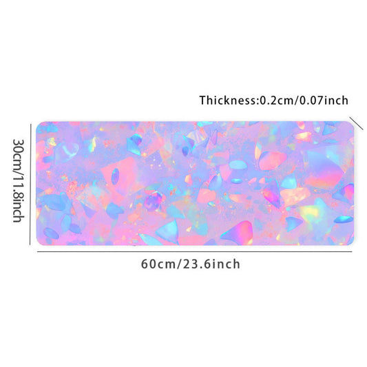 Pink Non-slip Mouse Pad Desk Mat Office Supplies