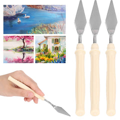 7pcs Cake Palette Mini Spatula Art Small Clay Tools Decorating