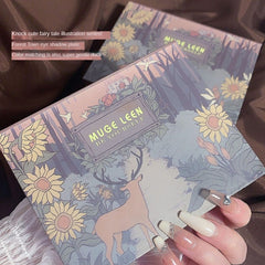 12 Color Multicolor Eyeshadow Palette Shimmer Matte Finish Grey Purple Brown