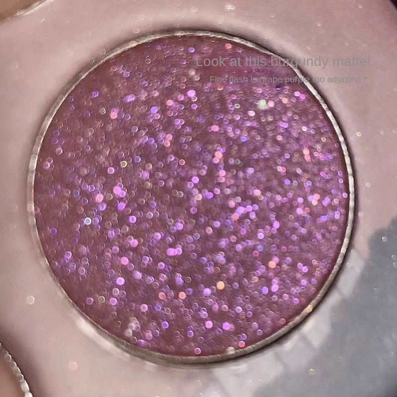 12 Color Multicolor Eyeshadow Palette Shimmer Matte Finish Grey Purple Brown