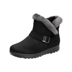 Women's Non slip Medium Tube Snow Boots Warm Hiking Shoes
