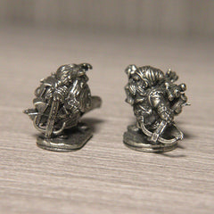 Brass Dwarf Legion Soldier Cartoon Desktop Decoration Figurines