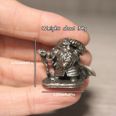 Brass Dwarf Legion Soldier Cartoon Desktop Decoration Figurines