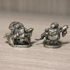 Brass Dwarf Legion Soldier Cartoon Desktop Decoration Figurines