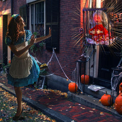 Light Up Eyes Screaming Hanging Ghosts