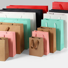 10pcs Card Gift Bag Jewelry Wrapping Paper Bag Small Business Supplies