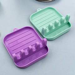 Utensils Holder Spoon Shovel Rack Pot Cover Spatula Shelf Kitchenware