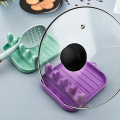 Utensils Holder Spoon Shovel Rack Pot Cover Spatula Shelf Kitchenware