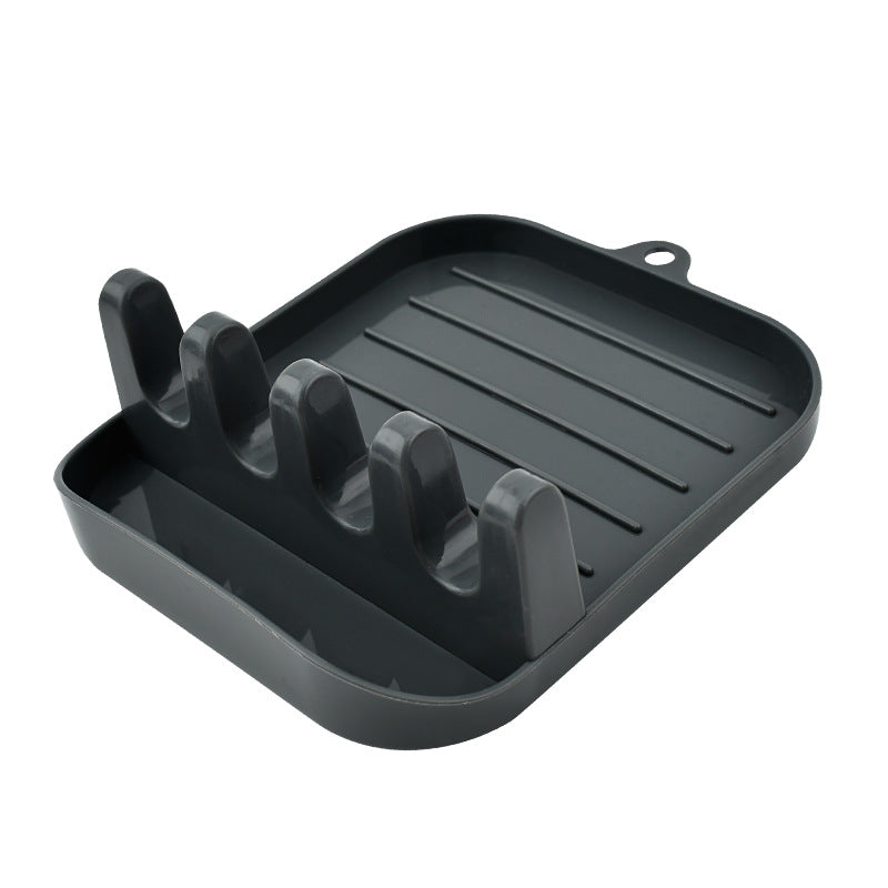 Utensils Holder Spoon Shovel Rack Pot Cover Spatula Shelf Kitchenware