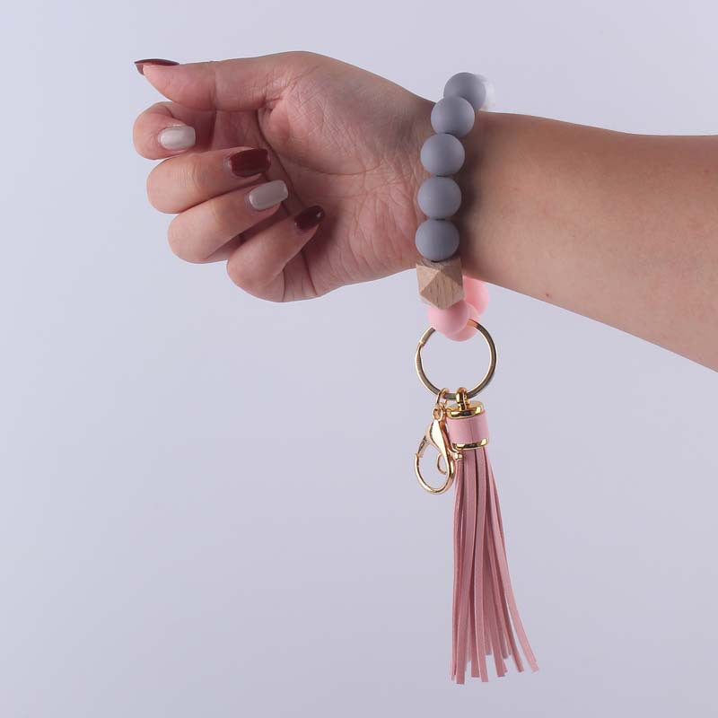 Key Ring Tassel Decoration Bracelet Keychain Bag Accessories