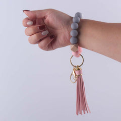 Key Ring Tassel Decoration Bracelet Keychain Bag Accessories