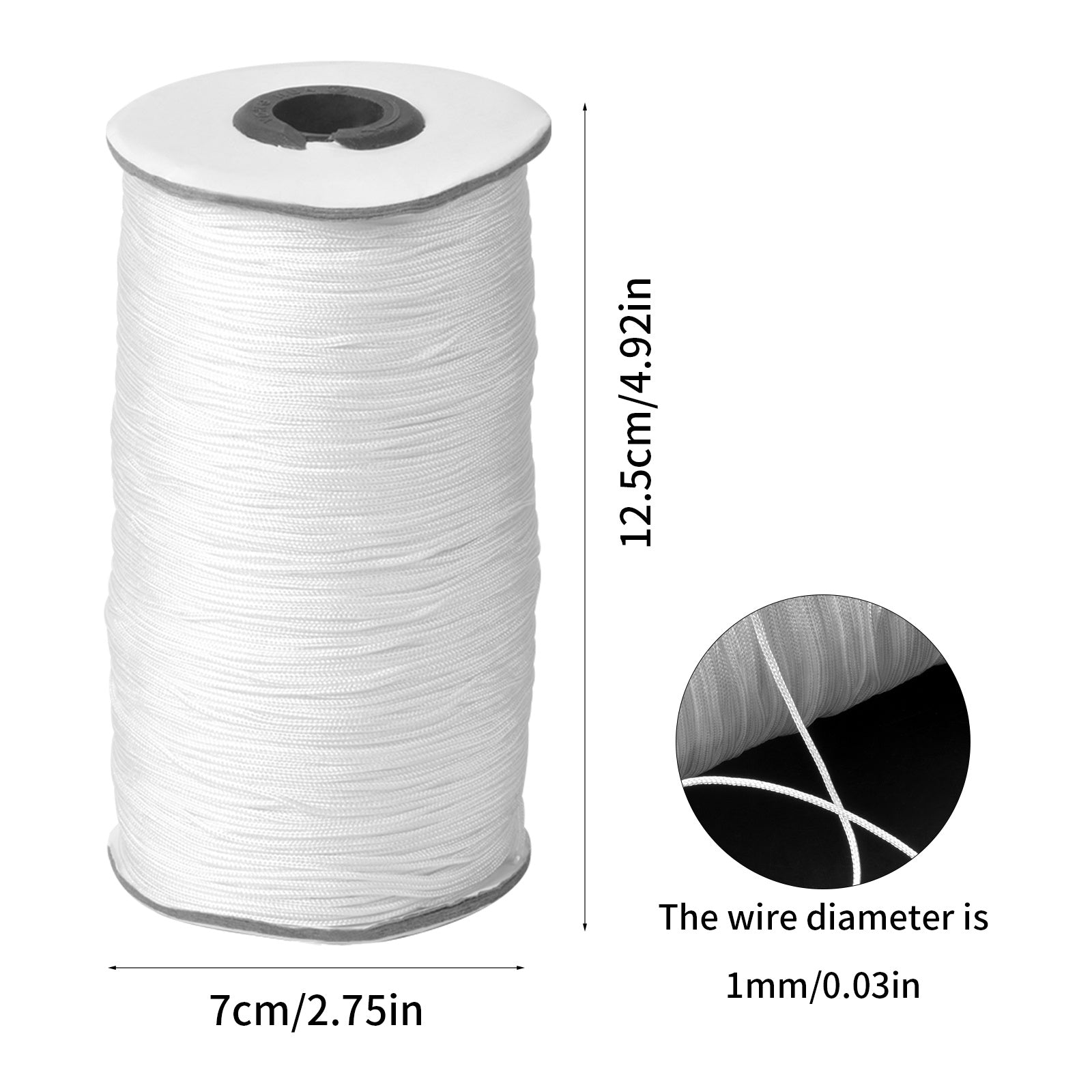 440 Yards Braided Lift Cord 1 6mm Venetian Blind Cord String