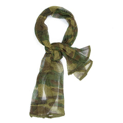 Breathable Camo Scarf Military Camouflage Mesh Scarves For Shooting