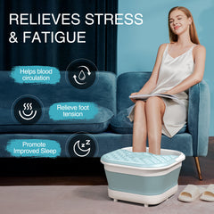 Foldable Portable Foot Bathtub with Cover